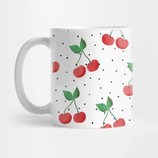 Cherries on Dots Mug